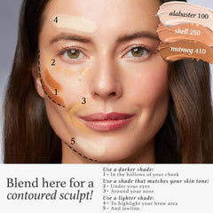 Hydrating 5-in-1 Concealer & Foundation Stick – 110 Porcelain