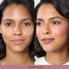 2-in-1 Cream Blush & Lip Stick – Muted Mauve | Hydrating, Vitamin E-Infused Color